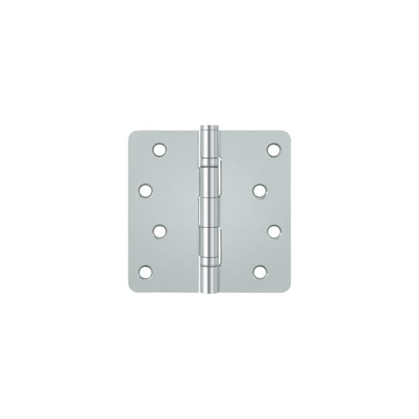 S44R4BB26 1/4 Radius Hinges Polished Chrome, 10PK
